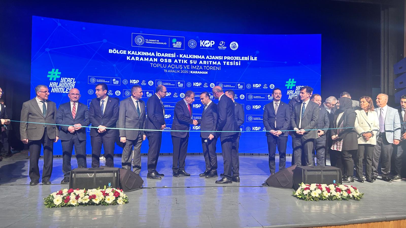 Karaman OSB Atıksu Arıtma Tesisi Hizmete Açıldı